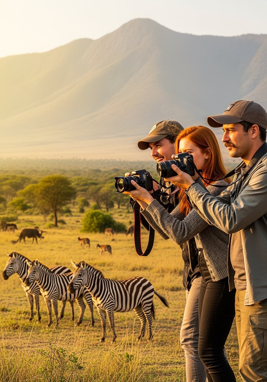 Brazilian travelers in Uganda
