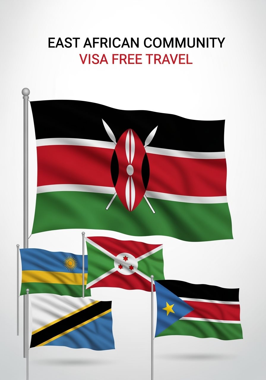 East African Community flags