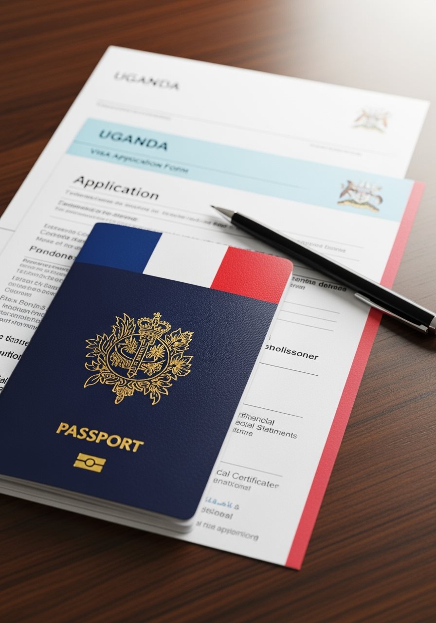 French passport and travel documents