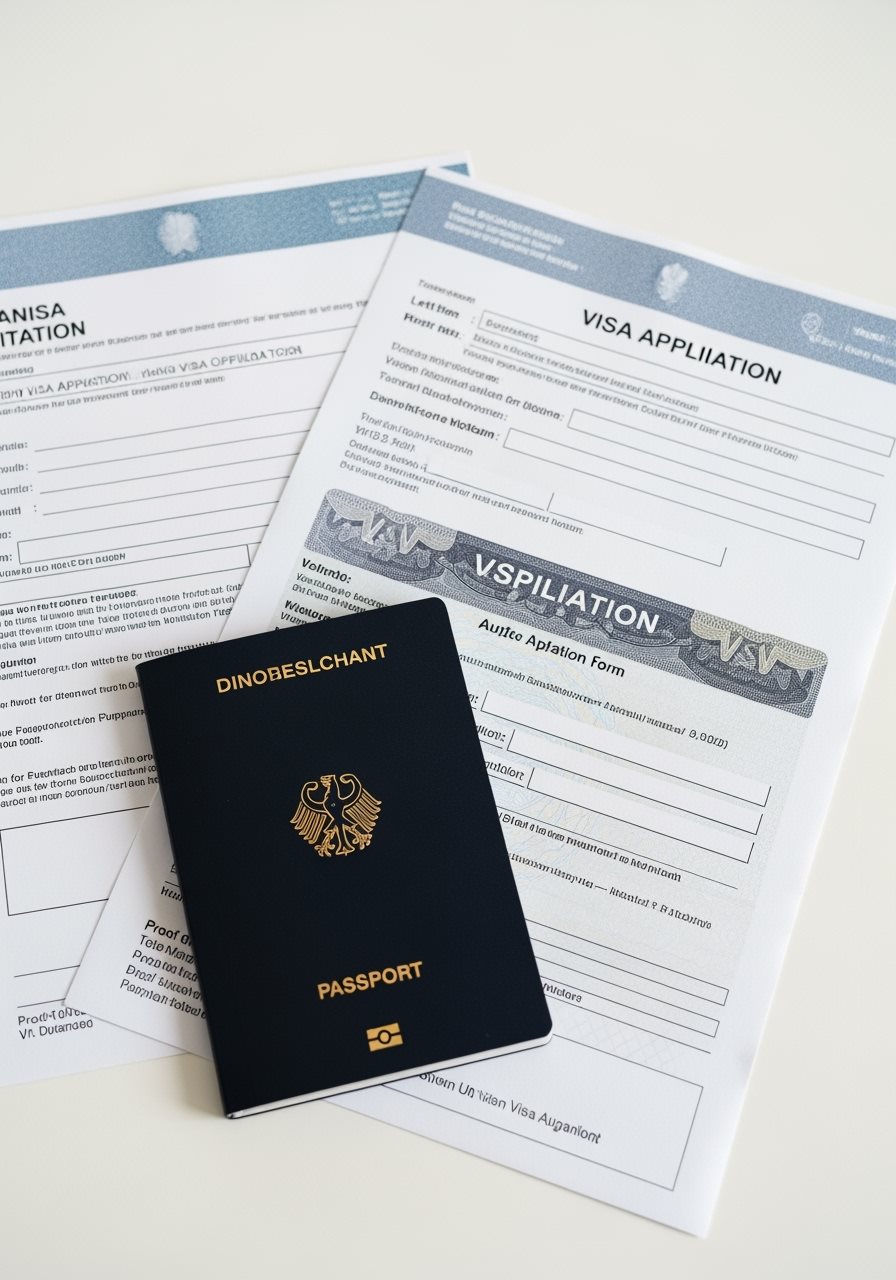 German passport and travel documents