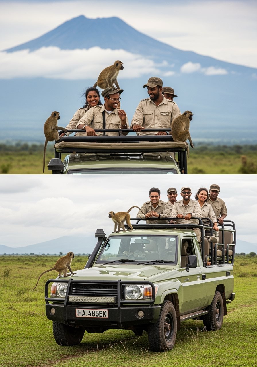 Indian travelers in Uganda
