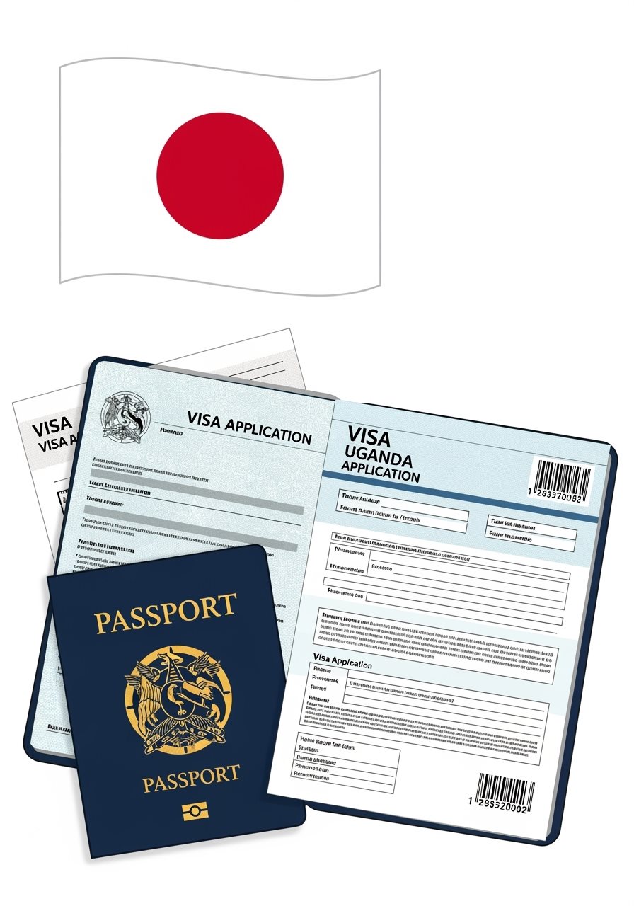 Japanese passport and travel documents