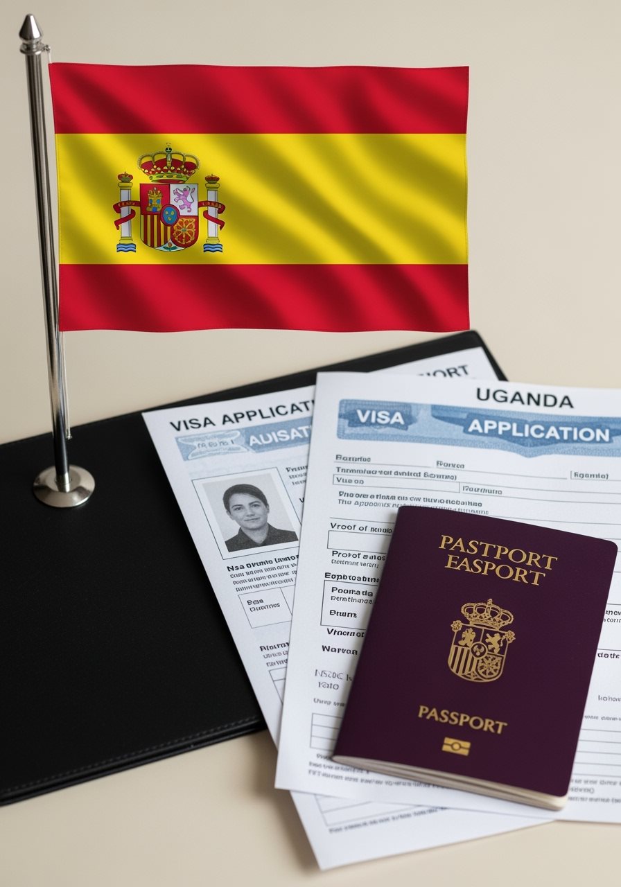 Spanish passport and travel documents