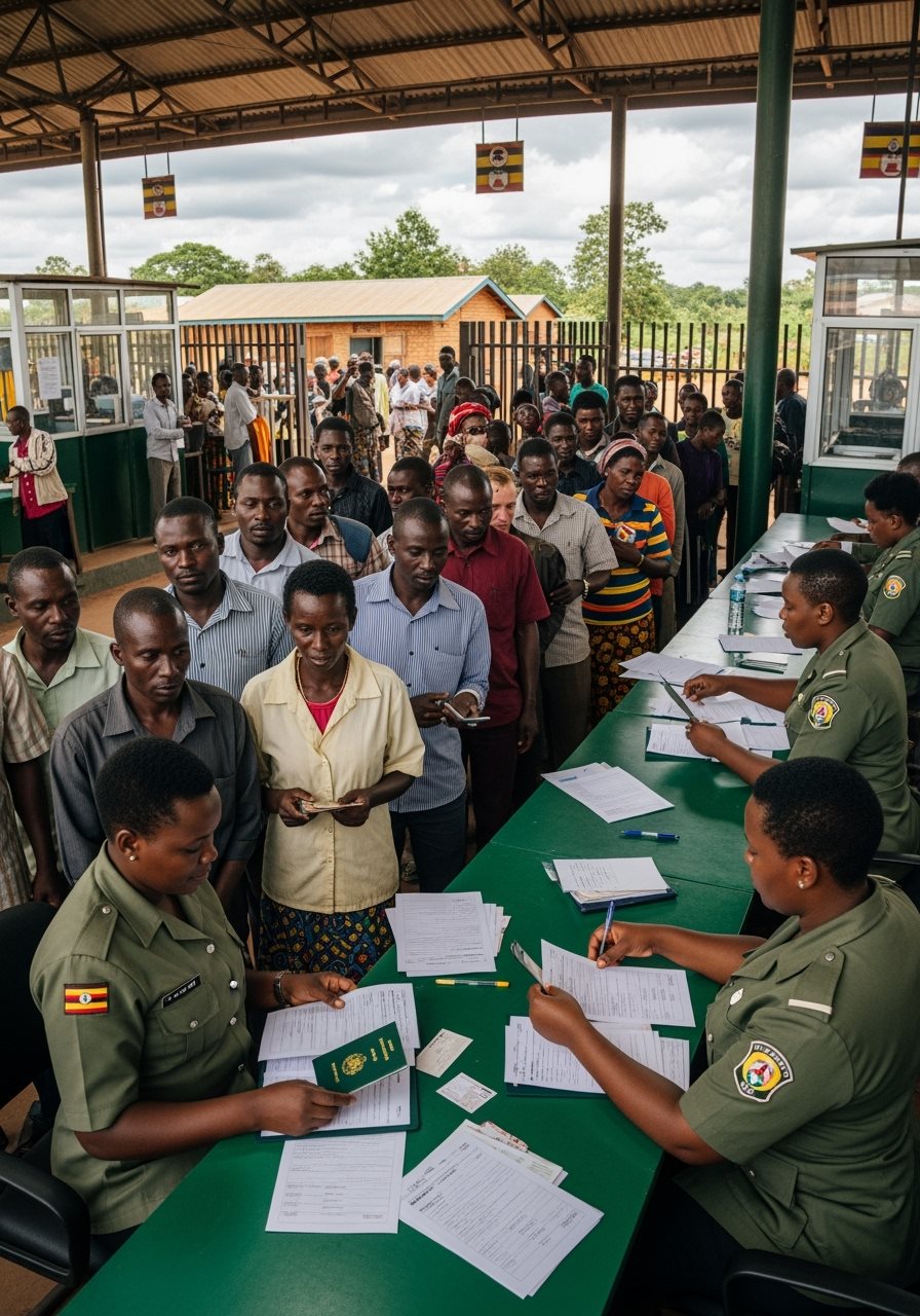 Uganda border crossing procedures