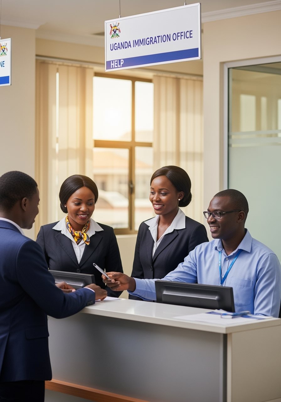 Uganda immigration office contact and support