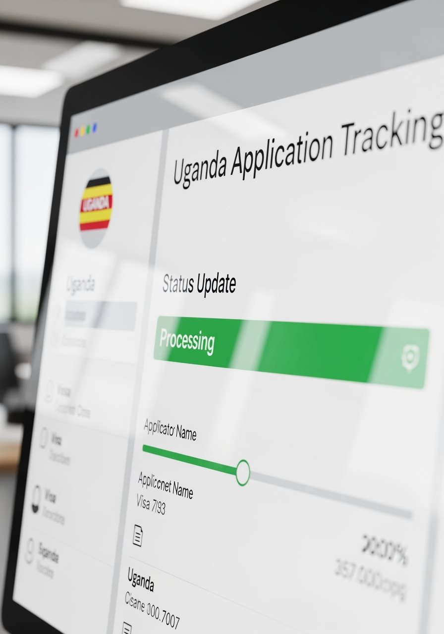 Uganda visa tracking system