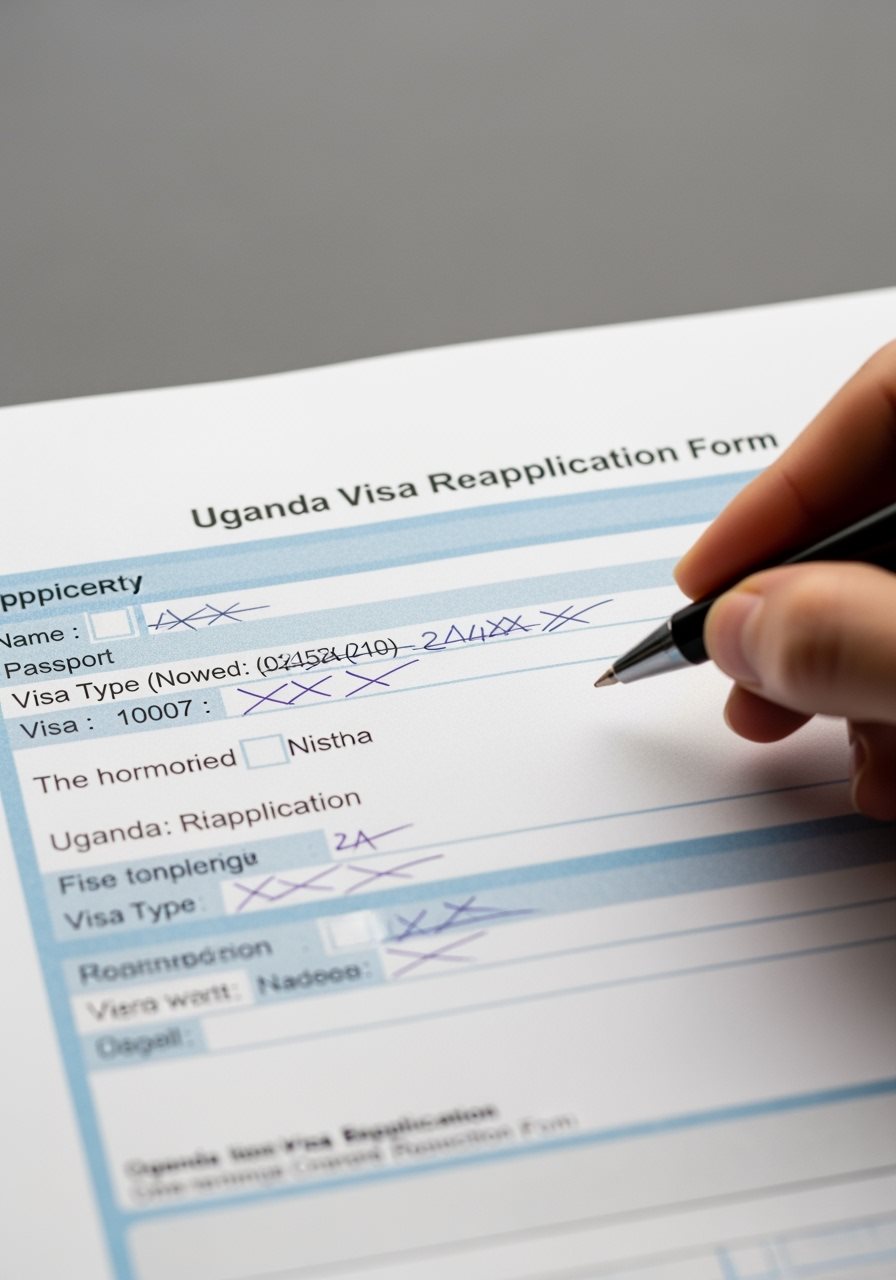 Uganda visa reapplication process