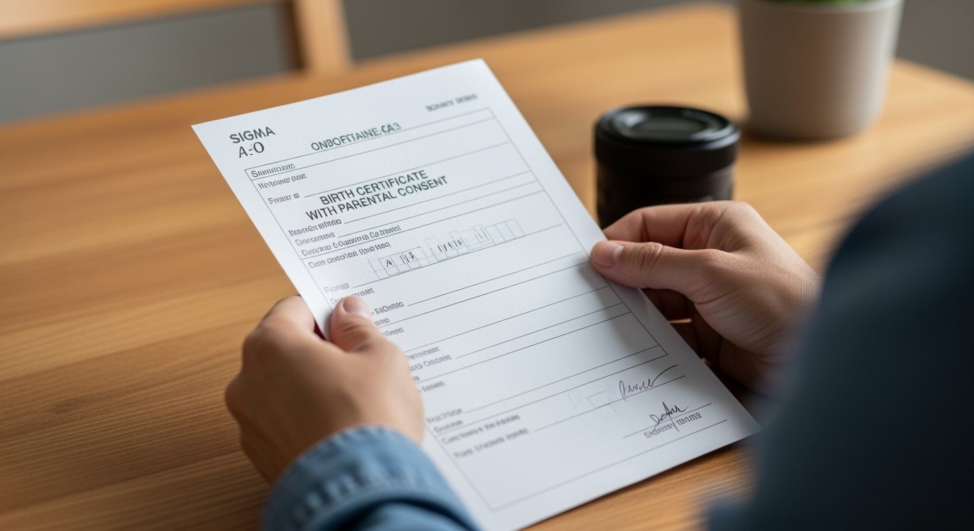 Birth Certificate Children Minor Parental Consent Process