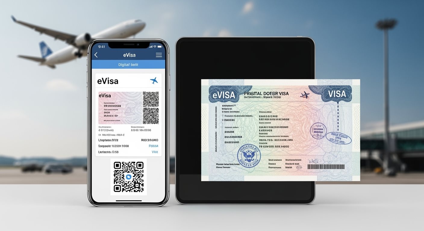 Digital eVisa vs printed document comparison