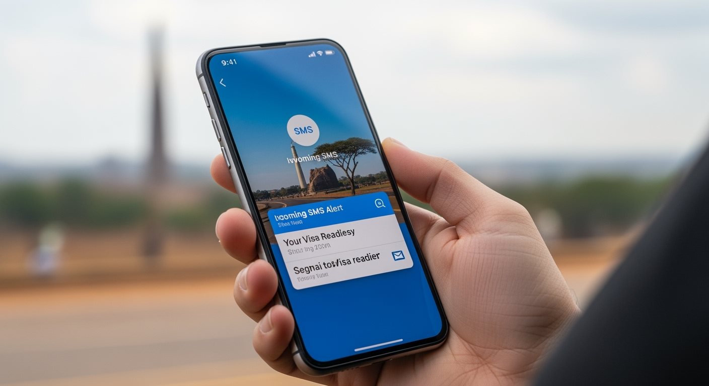 Uganda eVisa Notification SMS Email Alerts