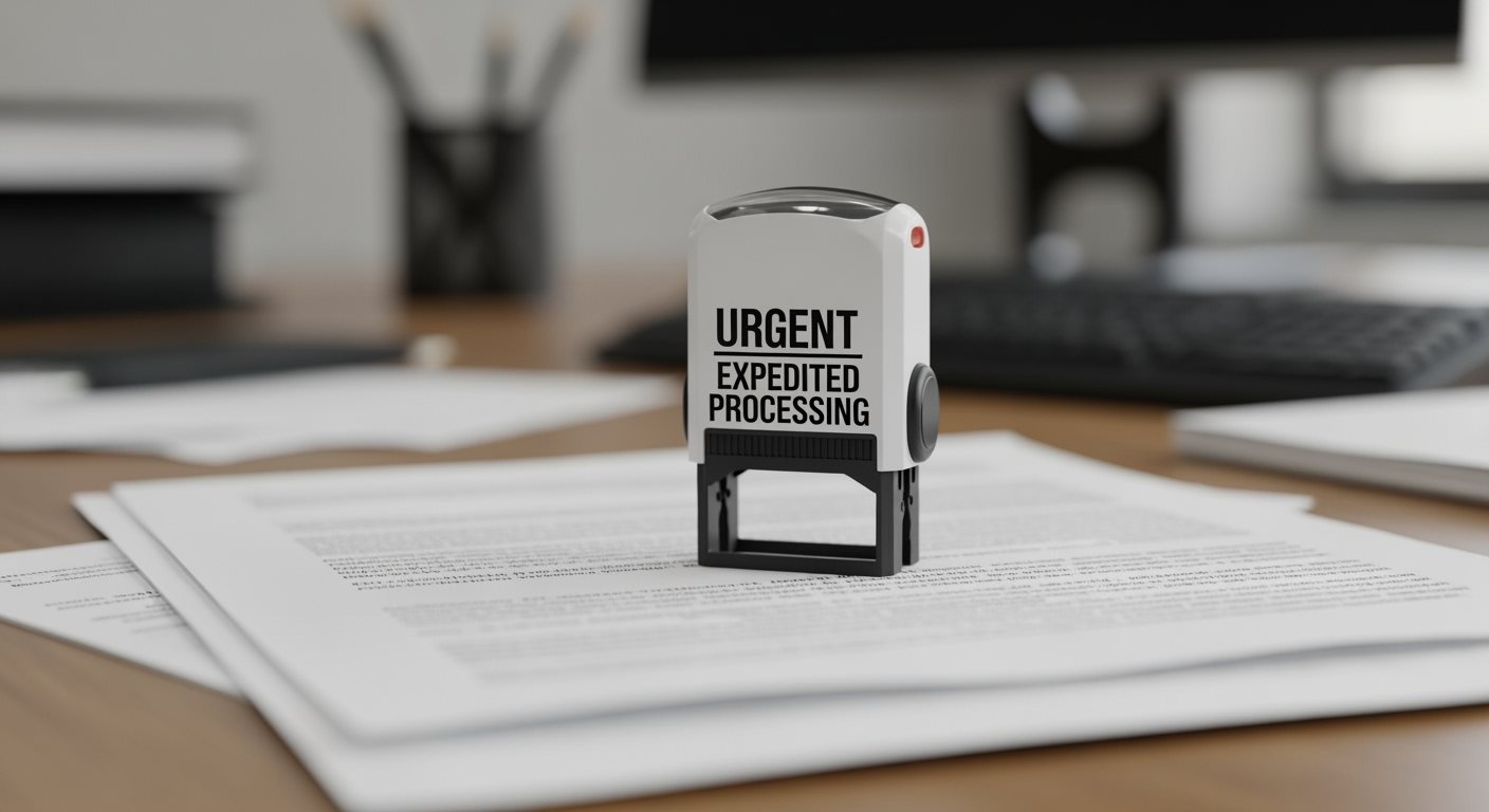 Expedited Processing Urgent Stamp Approval