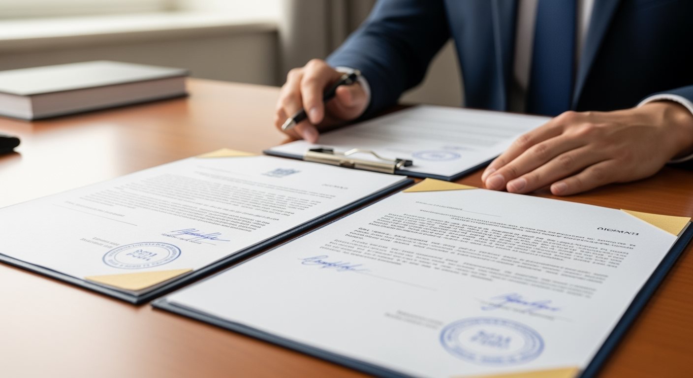Government official documents and formal procedures