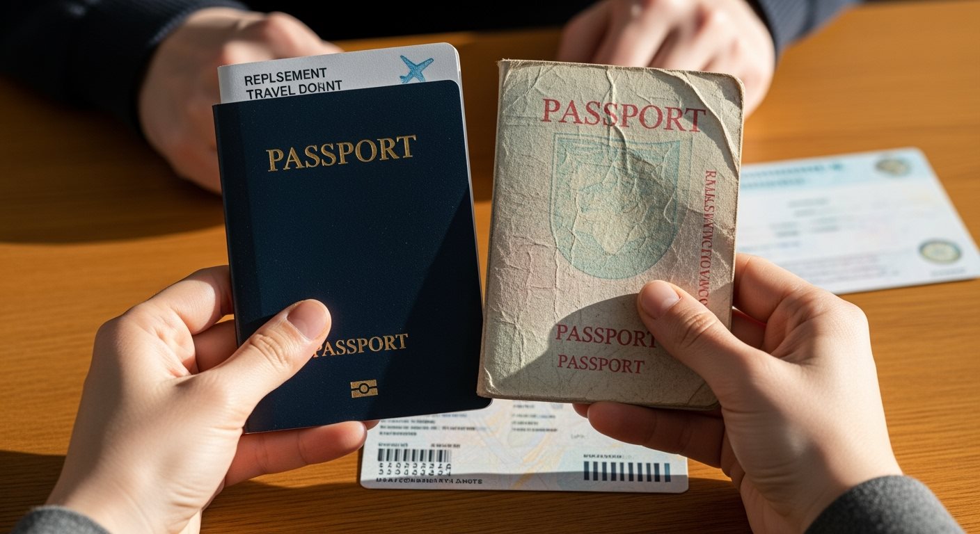New Passport Old Passport Replacement Travel Document Process