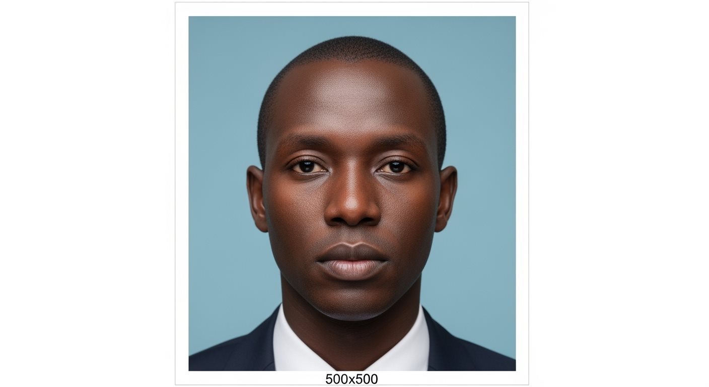 Uganda eVisa photo size specifications