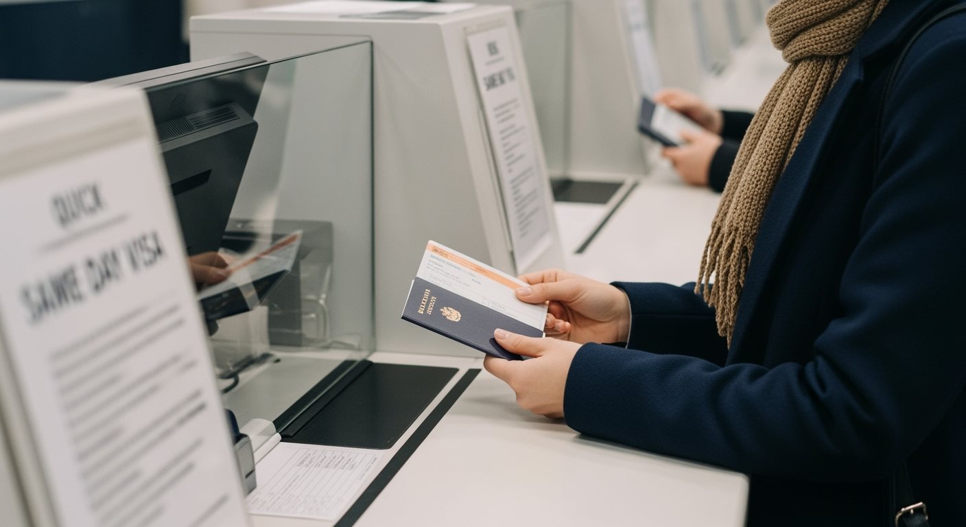Same day visa processing and quick approval