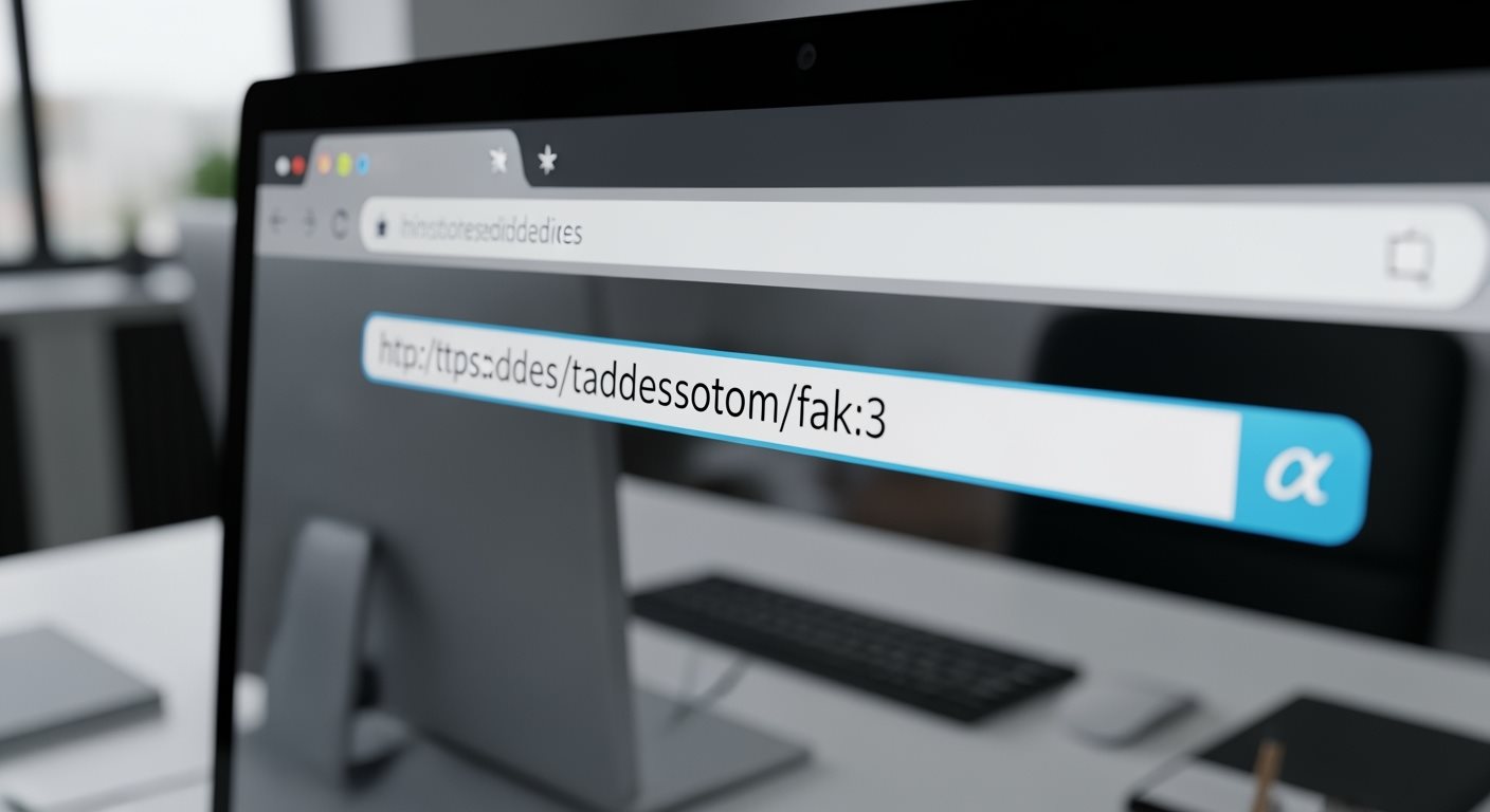 Suspicious Domain URL Misspelled Website Address Bar Browser Fake